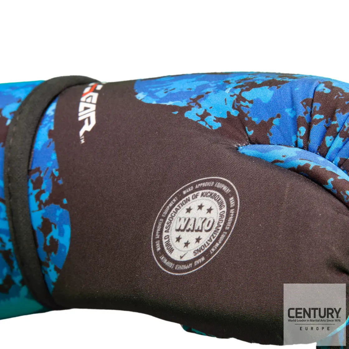 Point Fighting Gloves Century C-GEAR Sport Respect WAKO approved (washable) Black/Blue
