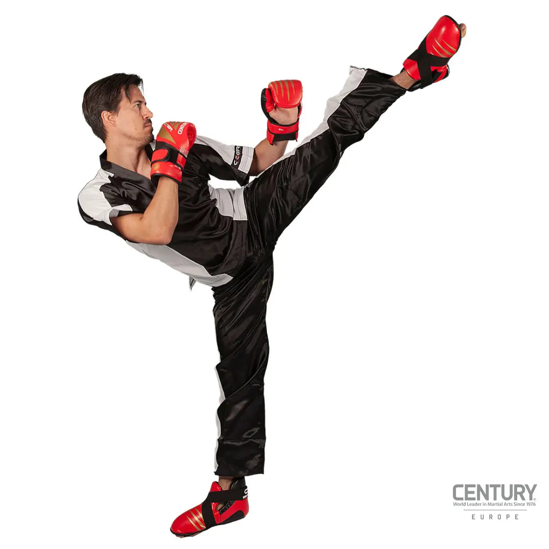 Kicks Foot Guard Century C-GEAR Integrity WAKO approved Red/Gold