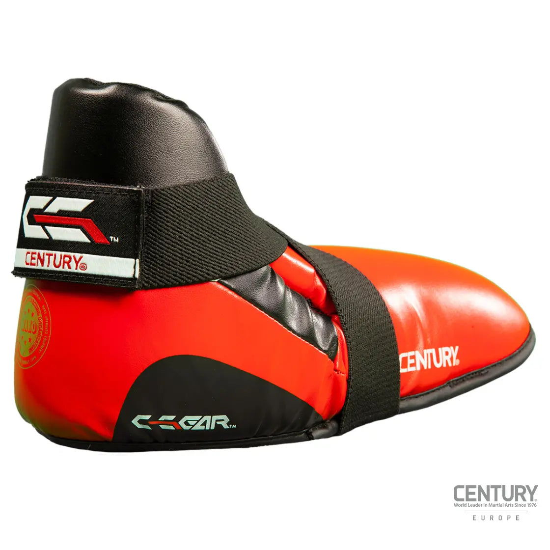 Kicks Foot Guard Century C-GEAR Integrity WAKO approved Red/Gold