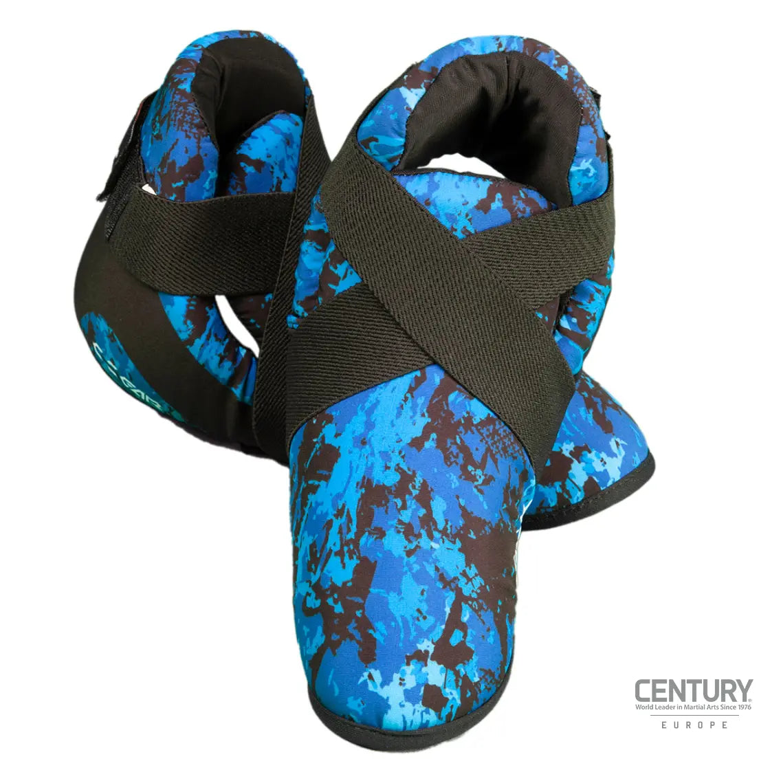 Kicks Foot Guard Century C-GEAR Sport Respect WAKO approved (washable) Blue/ Black.