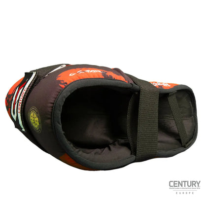 Kicks Foot Guard Century C-GEAR Sport Respect WAKO approved (washable) Red/ Black