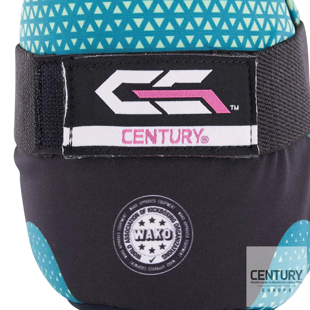 Kicks Foot Guard Century C-GEAR Sport Discipline WAKO approved (washable) Teal.