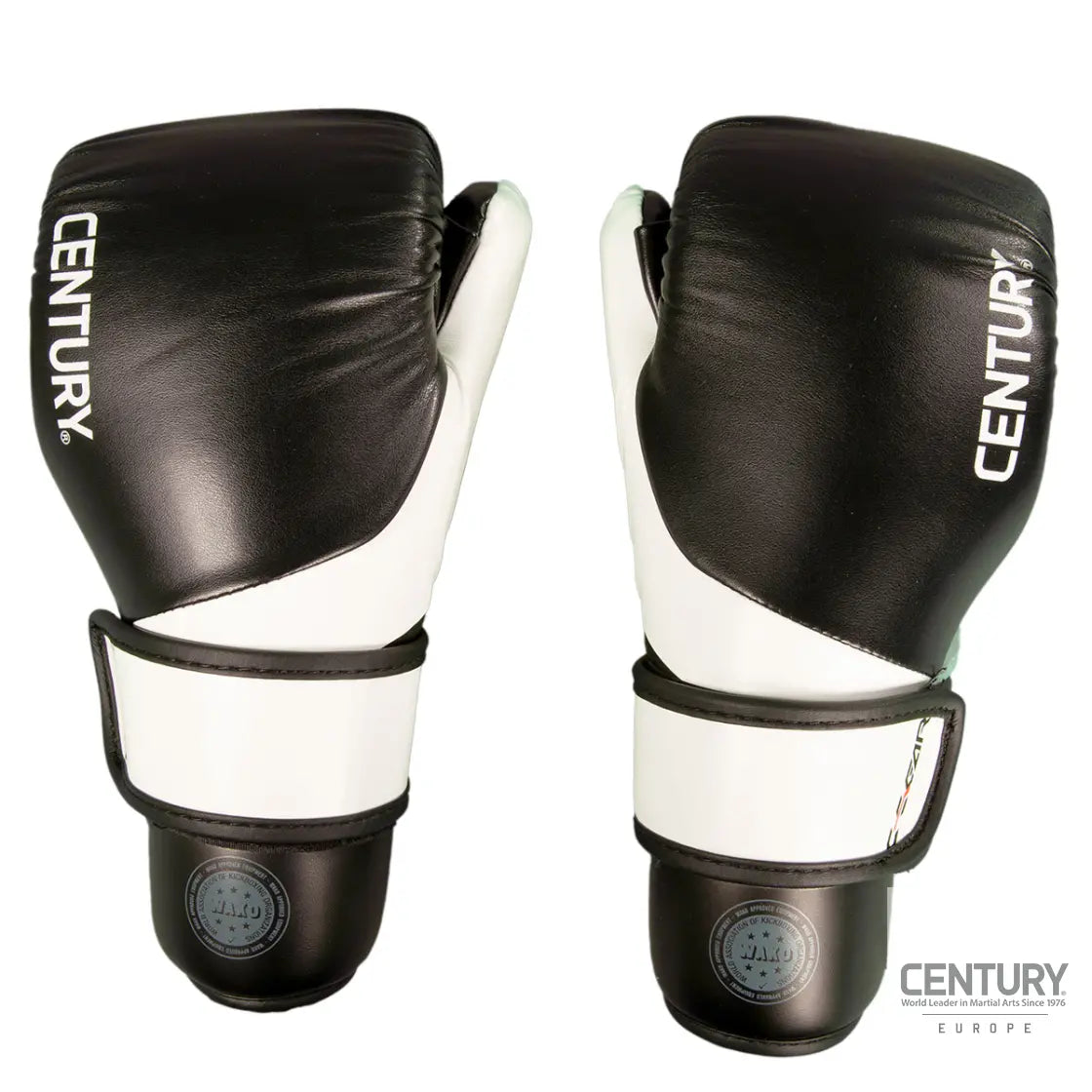 Point Fighting Gloves Century C-GEAR Determination WAKO approved Black/White