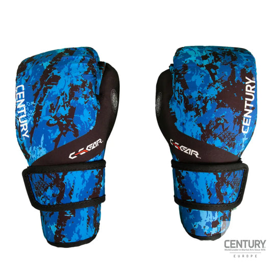 Point Fighting Gloves Century C-GEAR Sport Respect WAKO approved (washable) Black/Blue