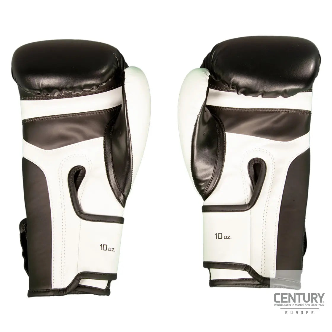 10oz Kickboxing Gloves Century C-GEAR Determination WAKO approved Black/White