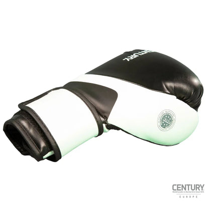 10oz Kickboxing Gloves Century C-GEAR Determination WAKO approved Black/White