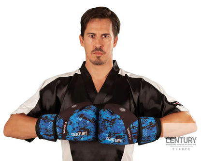 10oz Kickboxing Gloves Century C-GEAR Sport Respect WAKO approved (washable) Blue/Black