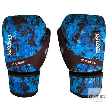 10oz Kickboxing Gloves Century C-GEAR Sport Respect WAKO approved (washable) Blue/Black