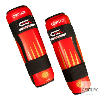 Shin Guard Century C-GEAR Integrity WAKO approved Red/Gold