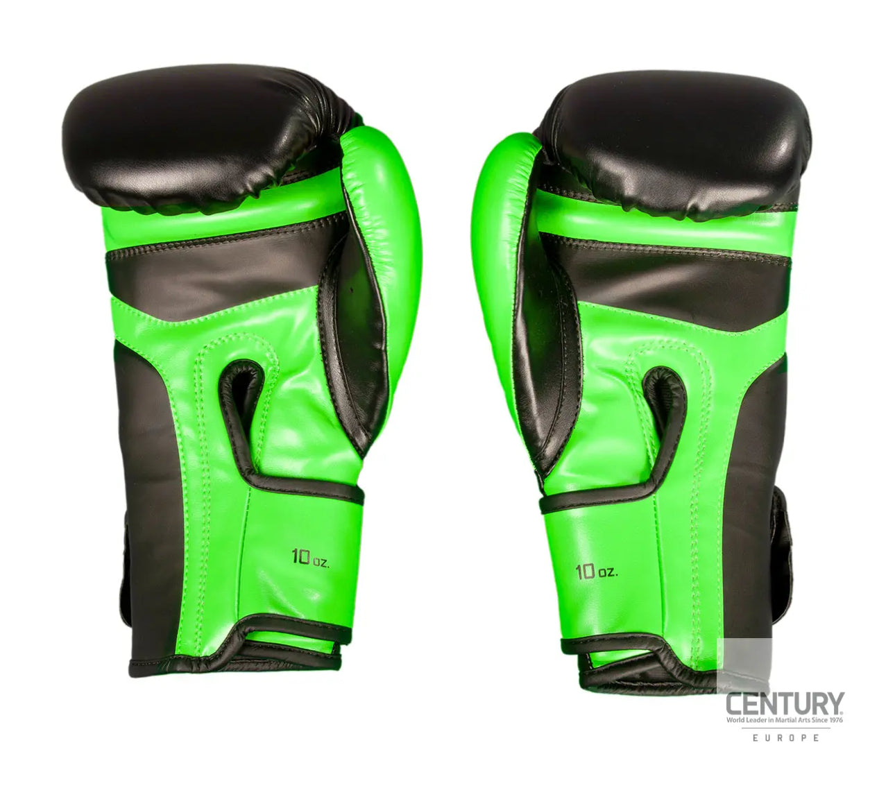 10oz Kickboxing Glove C-GEAR Determination WAKO approved Black/ Green