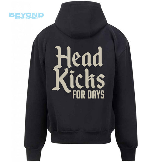 Head Kicks For Days Hood - Charcoal