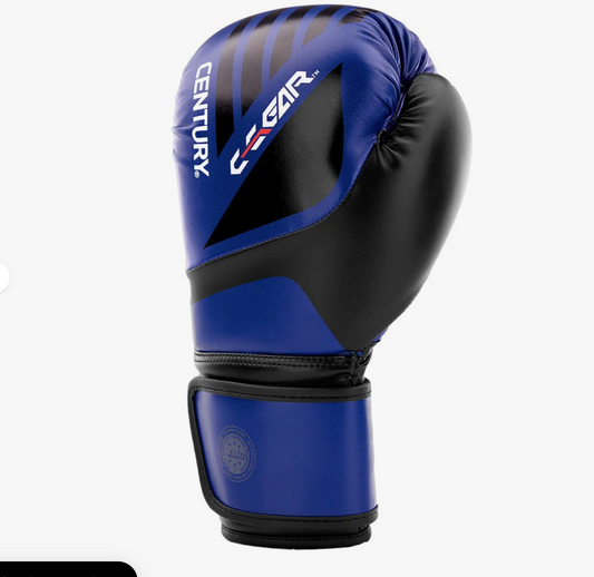 10oz Kickboxing Gloves Century C-GEAR Integrity WAKO approved- Blue/Black