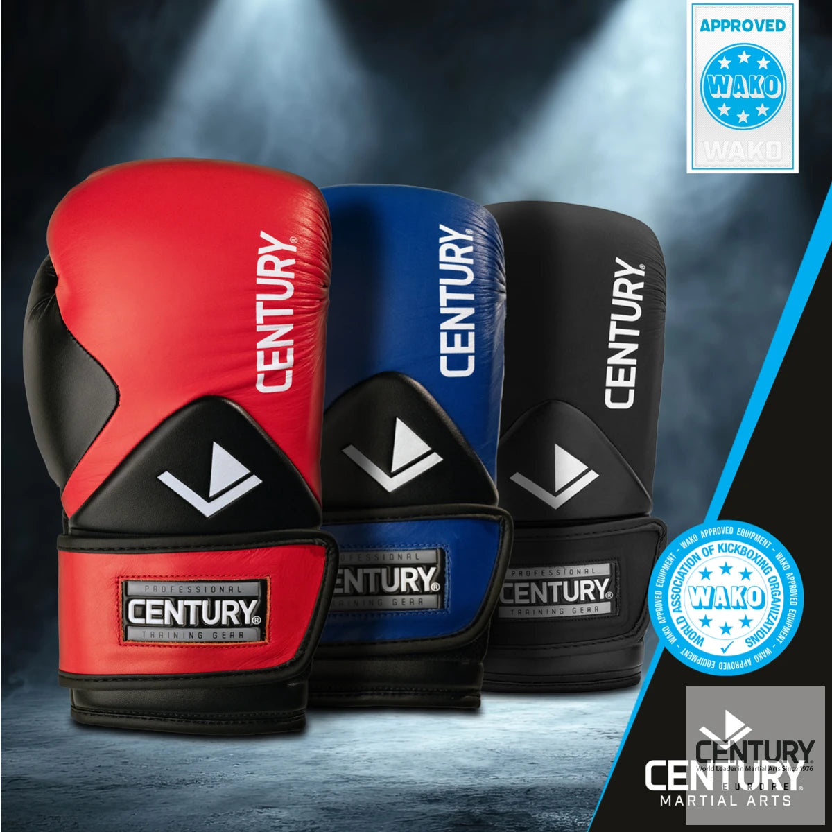 CREED 10oz Kickboxing gloves Century (WAKO Approved)